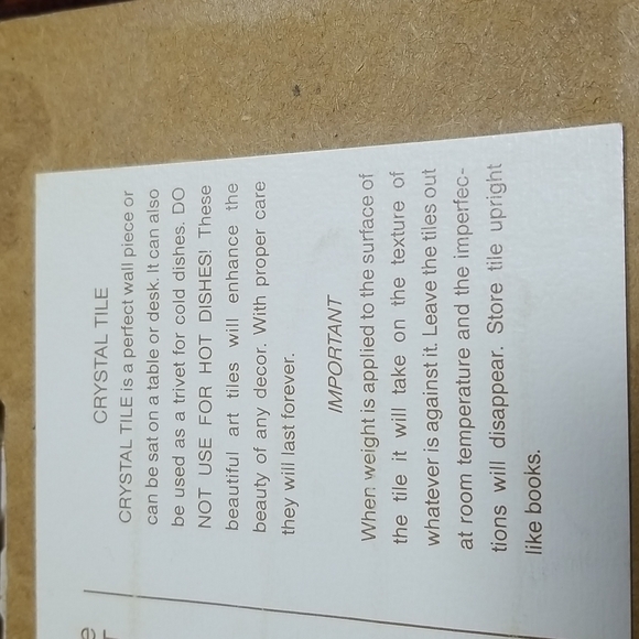 R C Gorman crystal wall tile - Picture 7 of 9